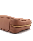 Pre-Loved Bowling Bag Handbag Leather with Gold Hardware, Brown