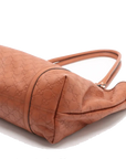 Pre-Loved Guccissima Tote Guccissima Leather with Silver Hardware, Cognac