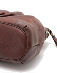 Pre-Loved Sukey Handbag Diamante Leather with Gold Hardware, Brown