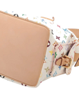Pre-Loved Petit Noé Shoulder Bag Monogram Multicolore Coated Canvas Petit with Gold Hardware, White Multicolor