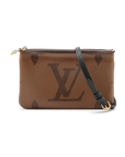 Pre-Owned Louis Vuitton Double Pochette Zip