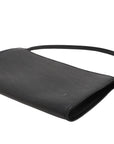 Pre-Loved Pochette Accessoires Pochette Leather with Gold Hardware, Black