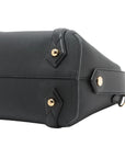 Pre-Loved Lui Bag Handbag Leather with Gold Hardware, Black