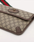 Pre-Loved Neo Vintage Belt Bag Monogram Coated Canvas with Gold Hardware, Beige Ebony