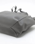 Pre-Loved Cabas Phantom Tote Leather Small with Gold Hardware, Gray