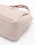 Pre-Loved Vitello Daino Two-Way Tote Handbag Leather with Silver Hardware, Light Pink