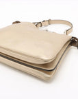 Pre-Loved Peekaboo Handbag Leather with Silver Hardware, Metallic Gold