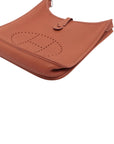Pre-Loved Evelyne Crossbody Bag Leather PM with Palladium Hardware, Cuivre