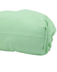 Pre-Loved The Pouch Clutch Leather with Gold Hardware, Mint Green