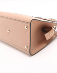 Pre-Loved Soho Tote Leather Small with Gold Hardware, Beige