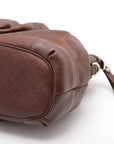 Pre-Loved Sukey Handbag Diamante Leather with Gold Hardware, Brown