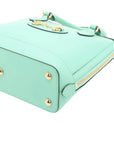 Pre-Loved Gucci 1955 Horsebit Handbag Leather Small with Gold Hardware, Mint Green