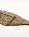 Pre-Loved GG Ripstop Belt Bag Monogram Nylon with Silver Hardware, Beige