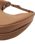 Pre-Loved Fendigraphy Shoulder Bag Leather Medium with Silver Hardware, Brown