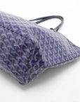 Pre-Loved Saint Louis Tote Goyardine Coated Canvas PM, Navy Blue