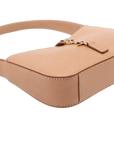 Pre-Loved Le 5 à 7 Hobo Shoulder Bag Leather Mini with Gold Hardware, Rosy Sand / Nude Pink