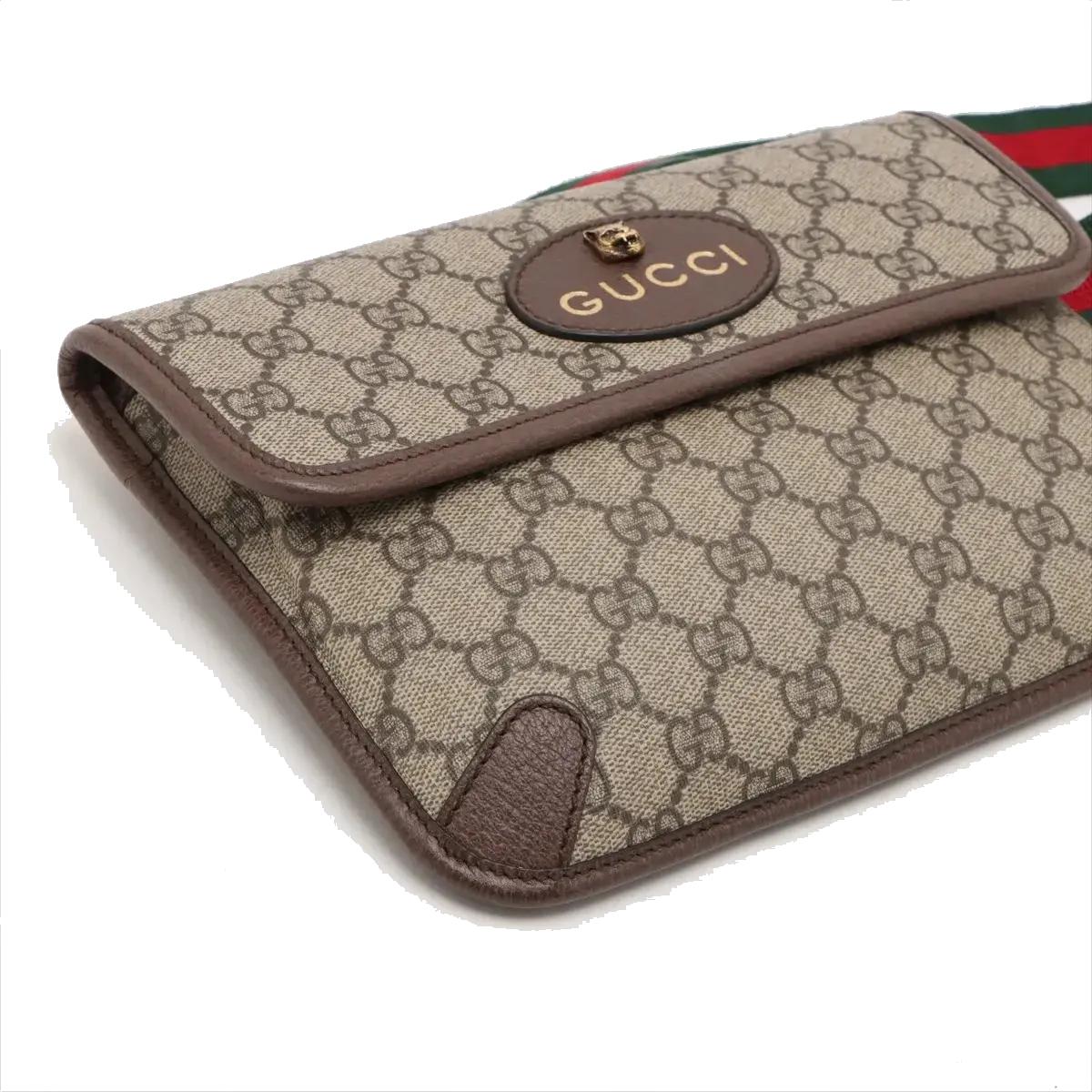 Pre-Loved Neo Vintage Belt Bag Monogram Coated Canvas with Gold Hardware, Beige Ebony