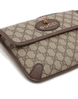 Pre-Loved Neo Vintage Belt Bag Monogram Coated Canvas with Gold Hardware, Beige Ebony
