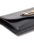 Pre-Loved Horsebit 1955 Crossbody Bag Leather with Gold Hardware, Black
