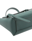 Pre-Loved Belt Bag Handbag Leather Micro with Gold Hardware, Green