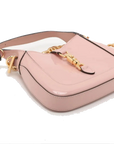 Pre-Loved Jackie 1961 Shoulder Bag Patent Leather Mini with Gold Hardware, Pink
