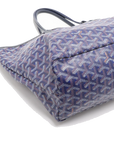 Pre-Loved Saint Louis Tote Goyardine Coated Canvas PM, Navy Blue
