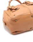 Pre-Loved Paddington Handbag Leather with Aged Gold Hardware, Tan