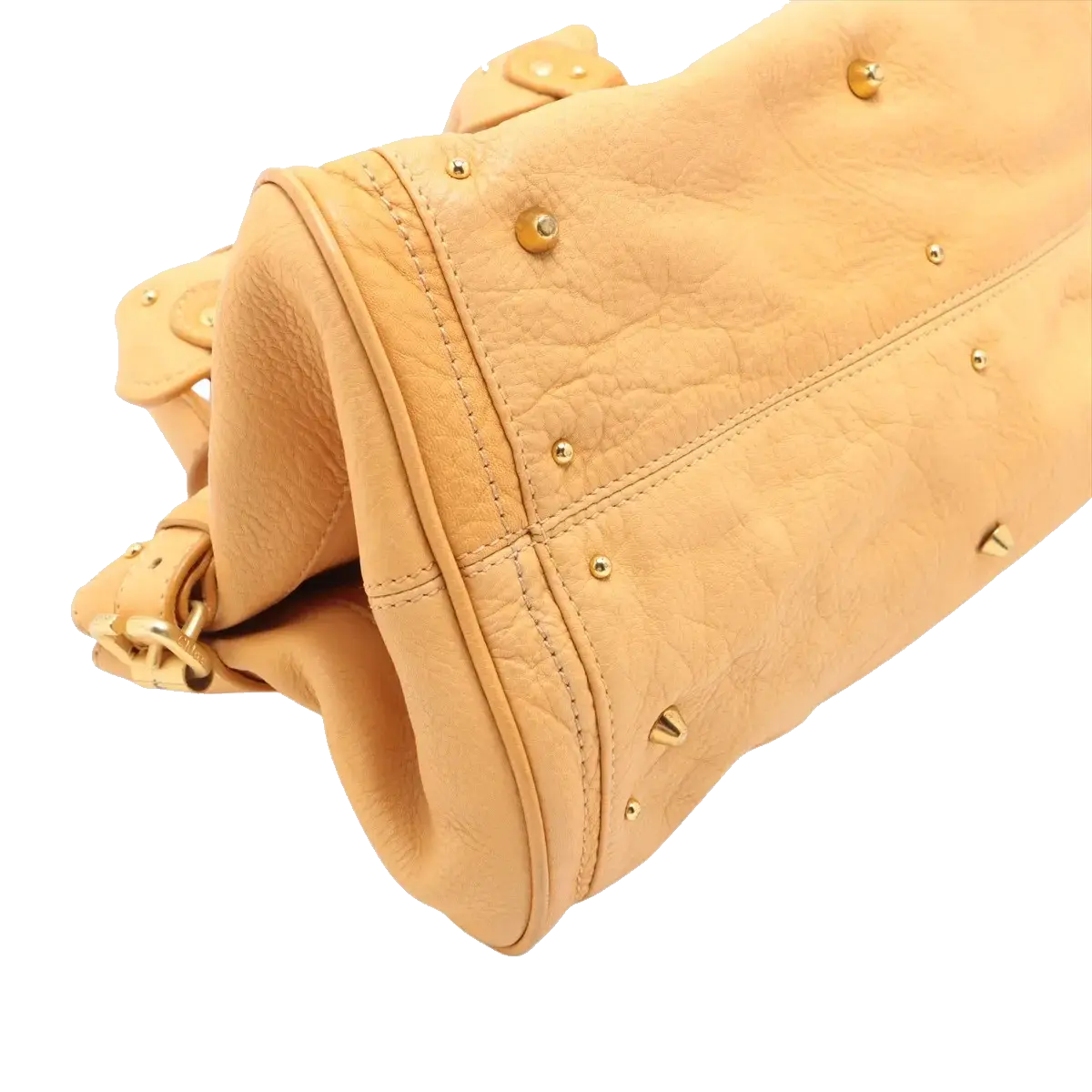 Pre-Loved Paddington Handbag Leather with Gold Hardware, Tan