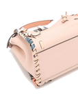 Pre-Loved Peekaboo Handbag Leather Mini with Silver Hardware, Pink