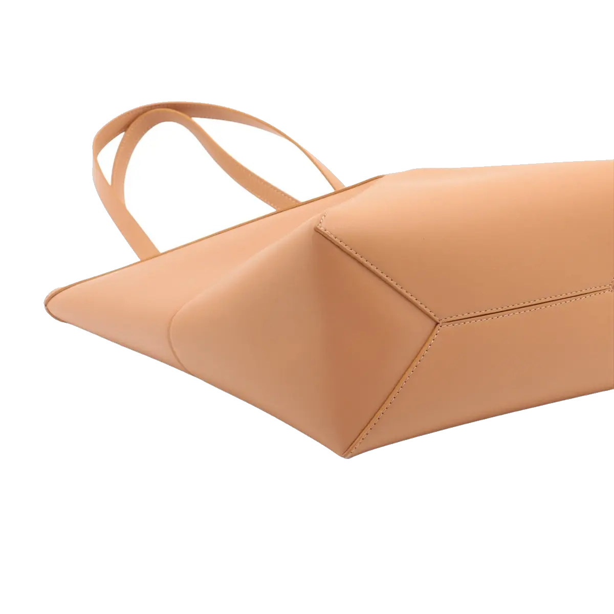 Pre-Loved Puzzle Fold Tote Leather, Tan