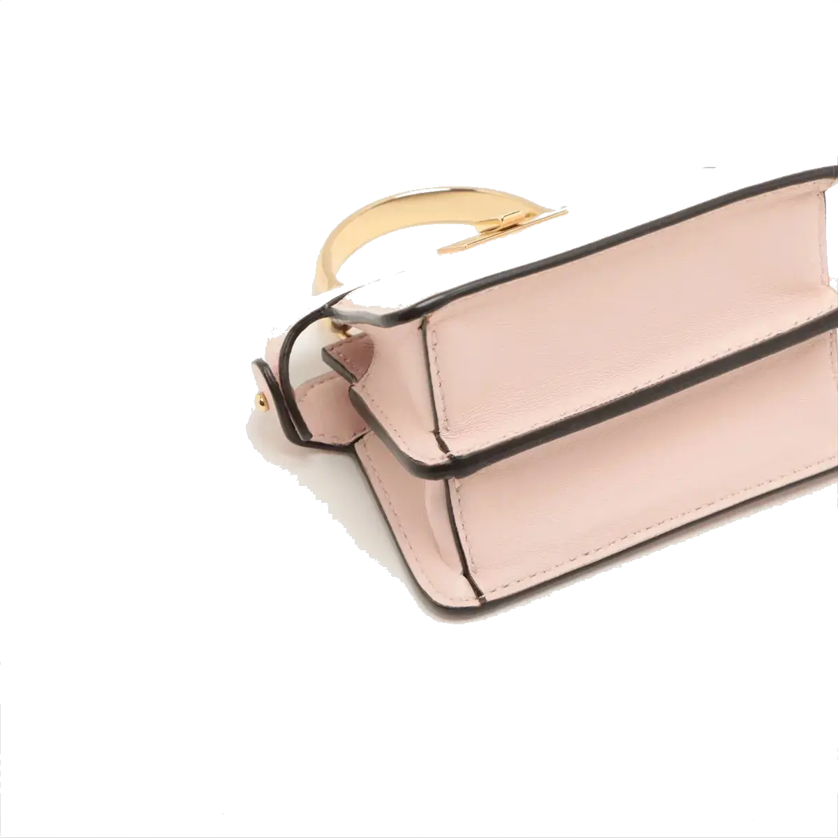Pre-Loved Peekaboo Handbag Leather Micro with Gold Hardware, Pink