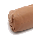 Pre-Loved The Pouch Clutch Leather Mini with Gold Hardware, Tan