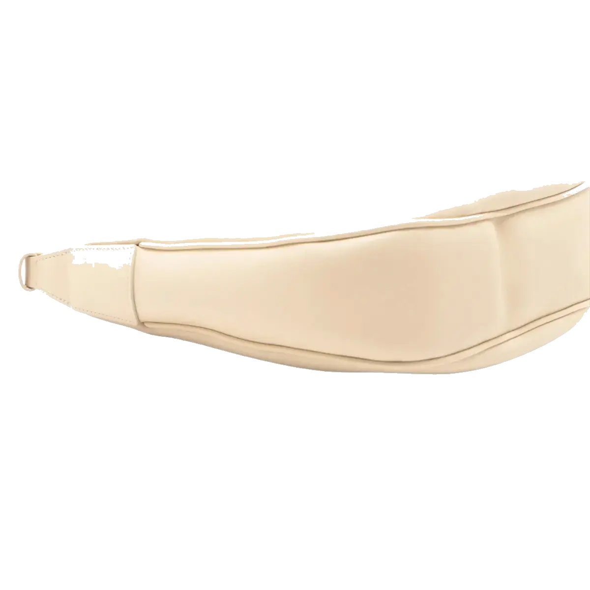 Pre-Loved Heloise Cuir Triomphe Shoulder Bag Leather Medium with Gold Hardware, Cream