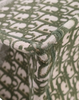 Pre-Loved Book Tote Tote Oblique Embroidered Canvas Large, Green and Beige