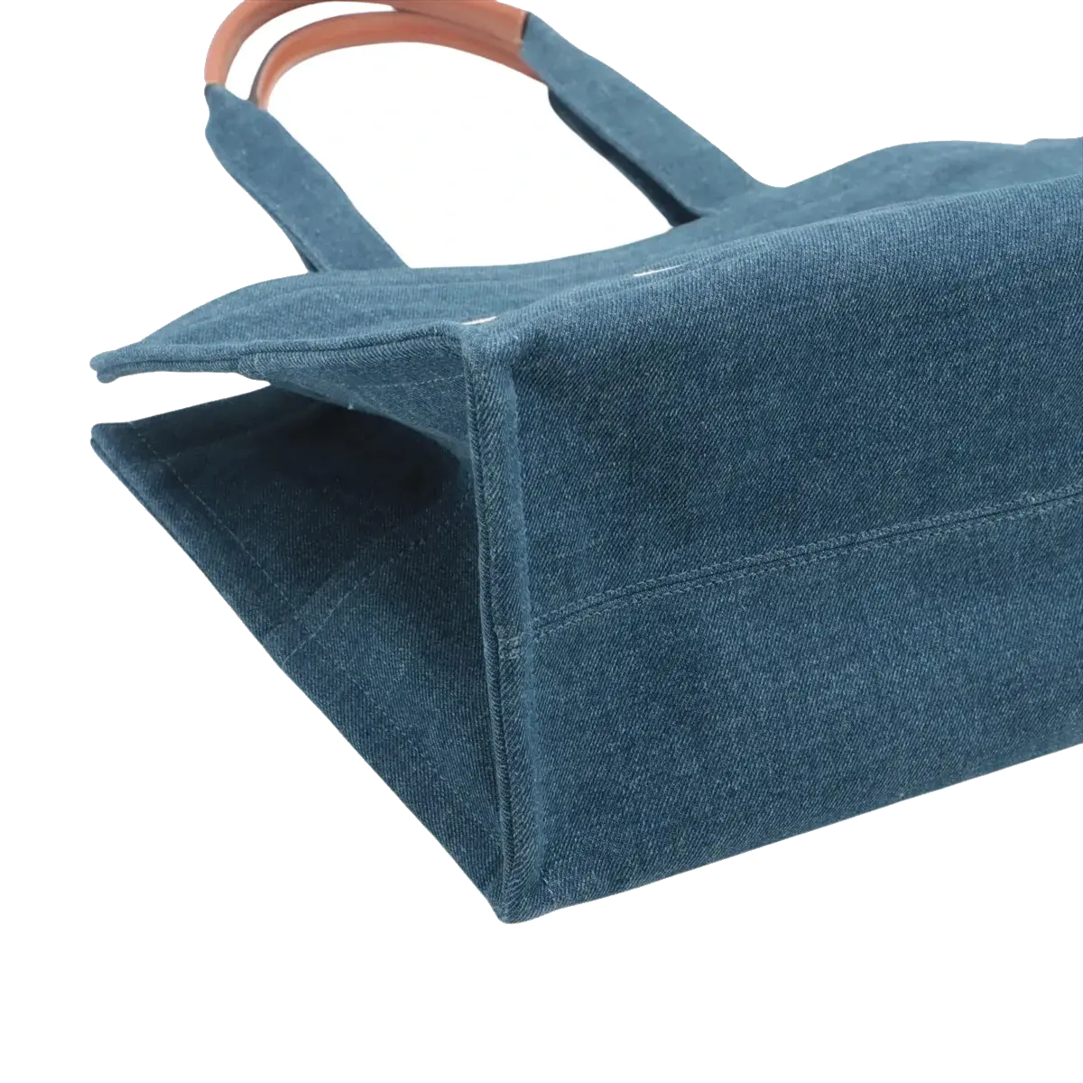 Pre-Loved Cabas Thais Tote Denim Large, Blue