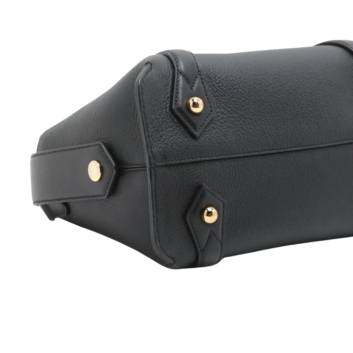 Pre-Loved Lui Bag Handbag Leather with Gold Hardware, Black