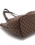 Pre-Loved Westminster GM Tote Damier Coated Canvas GM with Gold Hardware, Brown