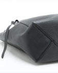 Pre-Loved Cabas Phantom Tote Leather Medium with Gold Hardware, Black