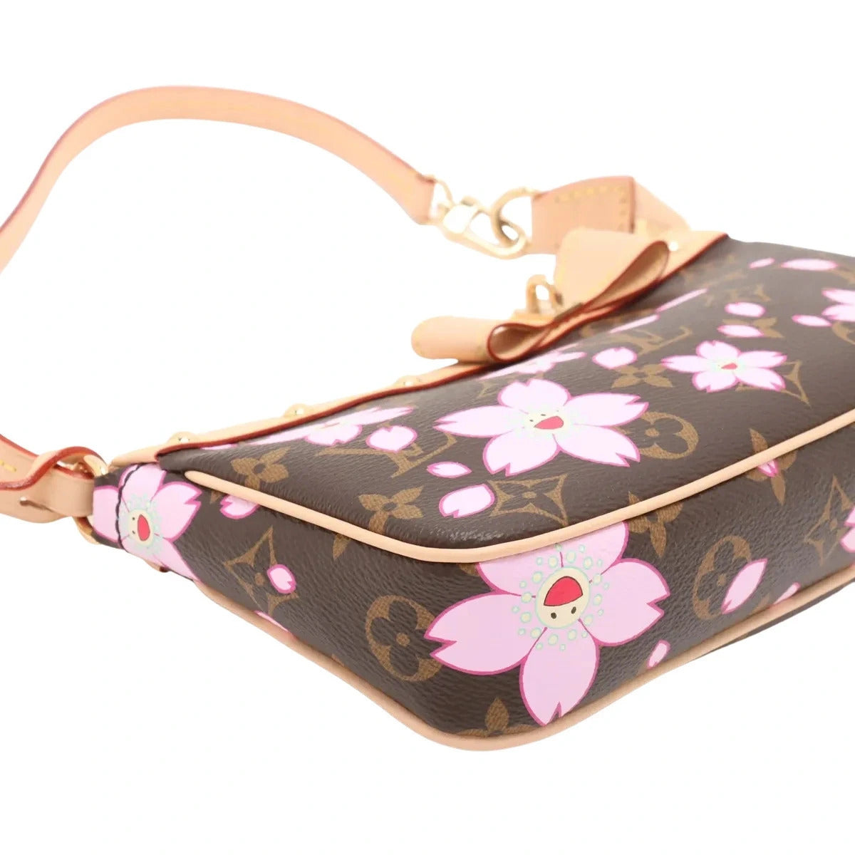 Pre-Loved Pochette Accessoires Cherry Blossom Pochette Monogram