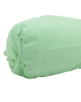 Pre-Loved The Pouch Clutch Leather with Gold Hardware, Mint Green