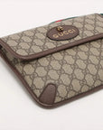 Pre-Loved Neo Vintage Belt Bag Monogram Coated Canvas with Gold Hardware, Beige Ebony