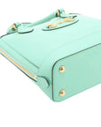 Pre-Loved Gucci 1955 Horsebit Handbag Leather Small with Gold Hardware, Mint Green