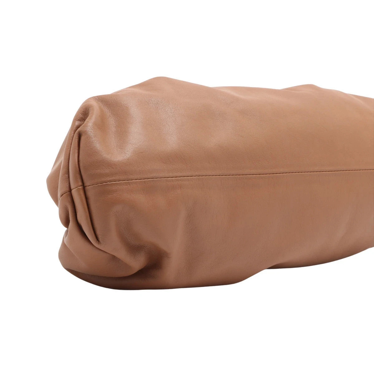 Pre-Loved The Pouch Clutch Leather with Gold Hardware, Tan