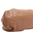 Pre-Loved The Pouch Clutch Leather with Gold Hardware, Tan