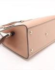 Pre-Loved Soho Tote Leather Small with Gold Hardware, Beige