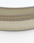 Pre-Loved Constance Long To Go Wallet Crossbody Bag Leather with Gold Hardware, Cream