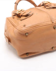 Pre-Loved Paddington Handbag Leather with Aged Gold Hardware, Tan