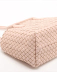 Pre-Loved Cabat Tote Intrecciato Leather Mini with Gold Hardware, Pink
