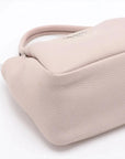Pre-Loved Vitello Daino Two-Way Tote Handbag Leather with Silver Hardware, Light Pink