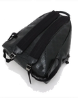 Pre-Loved GG Imprime Backpack Monogram Coated Canvas with Silver Hardware, Black